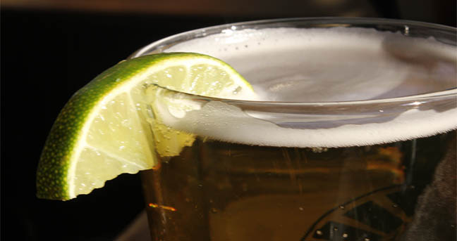 beer with lime