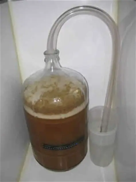 carboy with large blow off