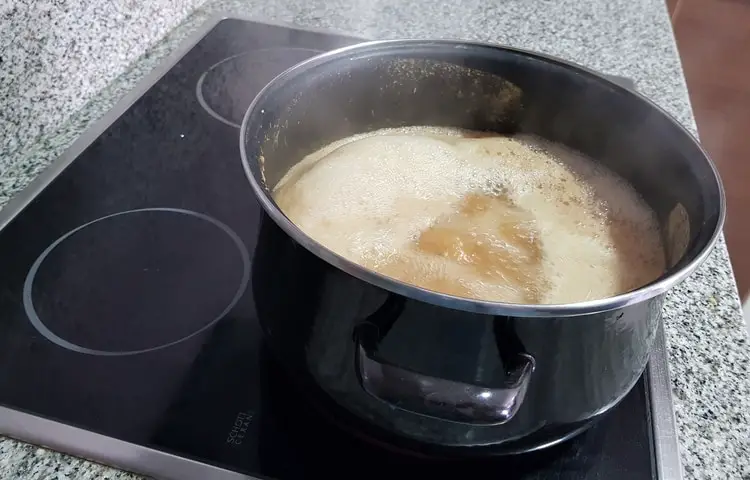 electric stove rolling boil