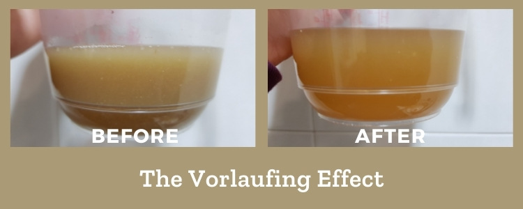 vorlaufing effect before and after